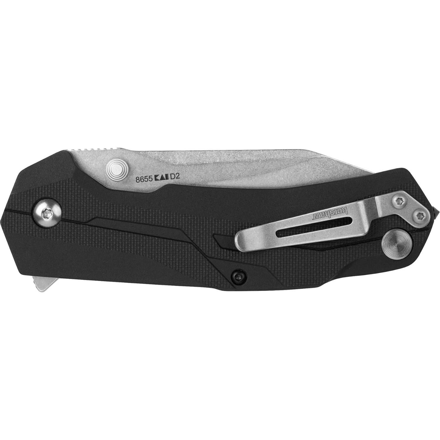 Cuchillo de bolsillo Kershaw Drivetrain 8.1 cm negro plegable