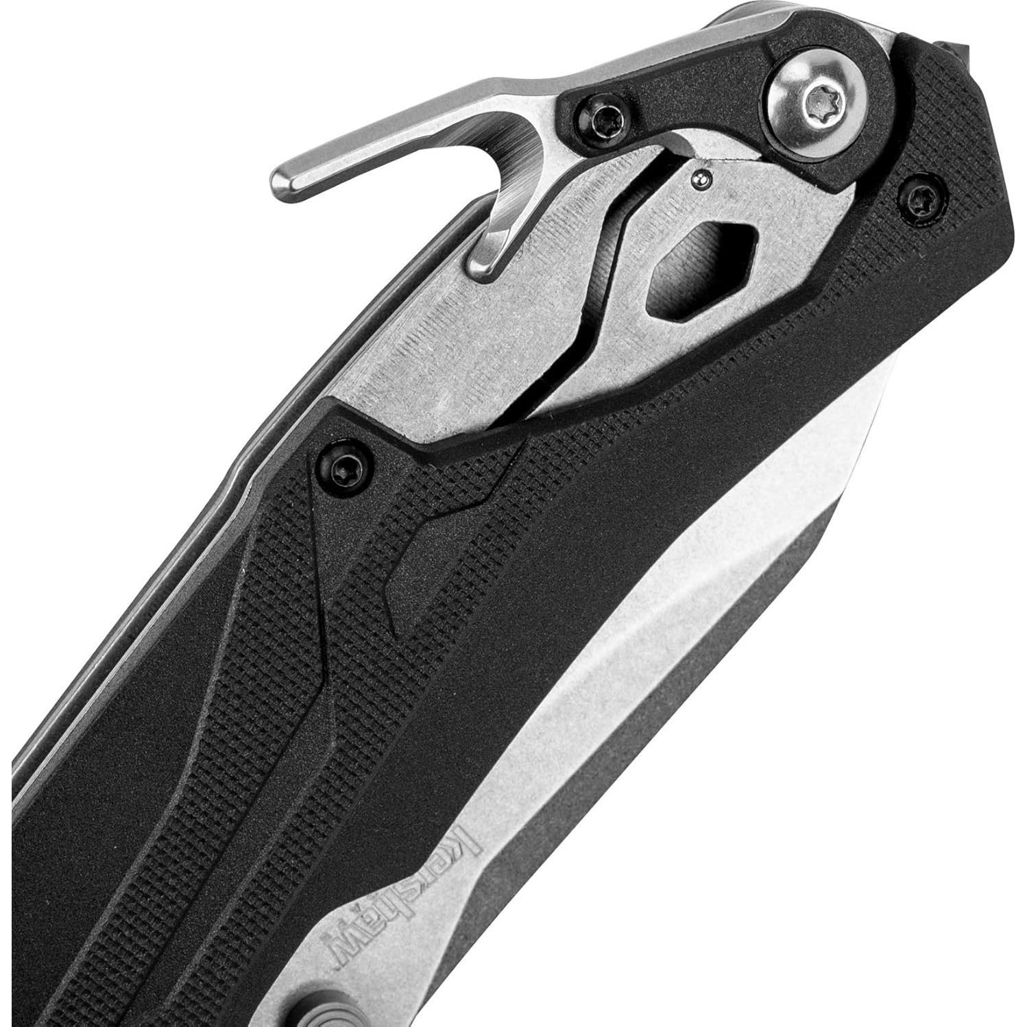 Cuchillo de bolsillo Kershaw Drivetrain 8.1 cm negro plegable