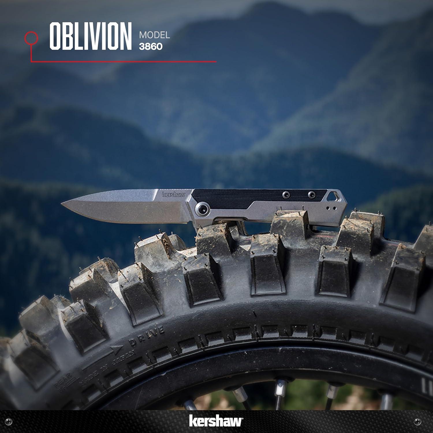 Cuchillo de bolsillo Kershaw Oblivion 8.89 cm acero inoxidable