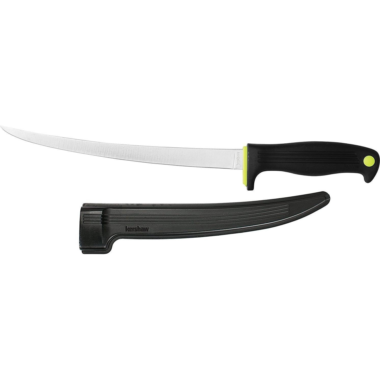 Cuchillo de Filete Kershaw 9" Acero Inoxidable con Funda