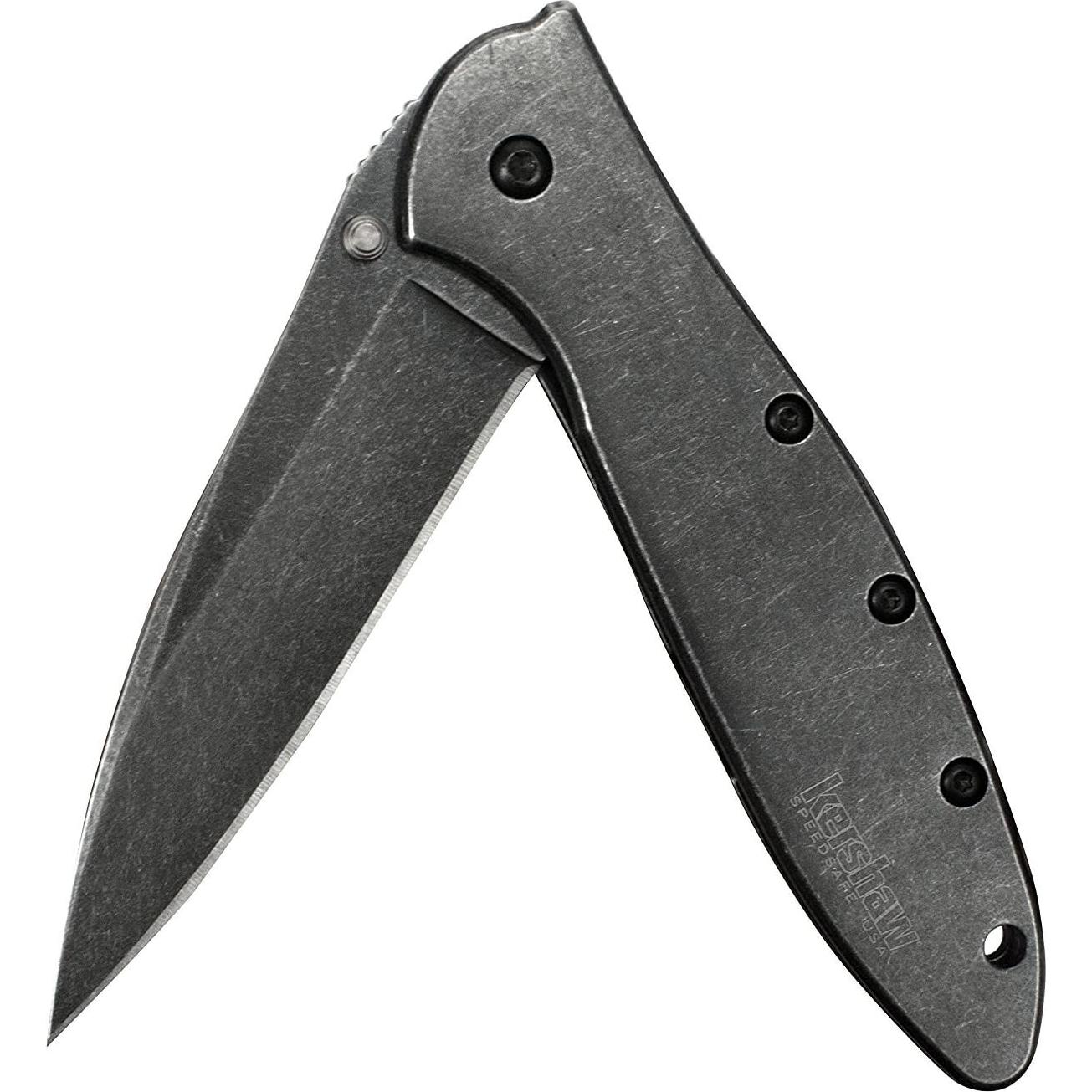 Cuchillo de bolsillo Kershaw Leek BlackWash 7.62 cm acero