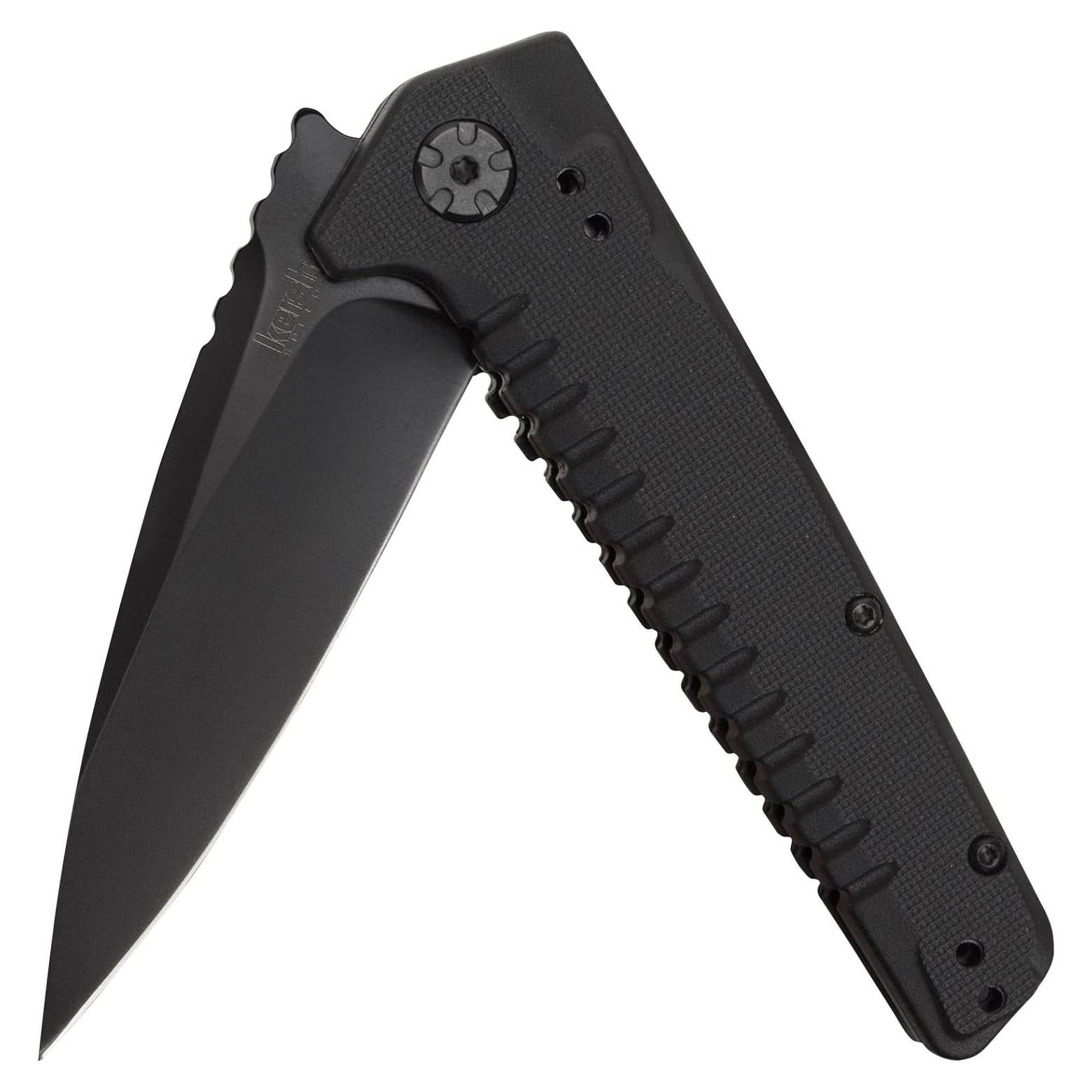 Cuchillo de bolsillo Kershaw Fatback 8Cr13MoV 3.5" negro EDC