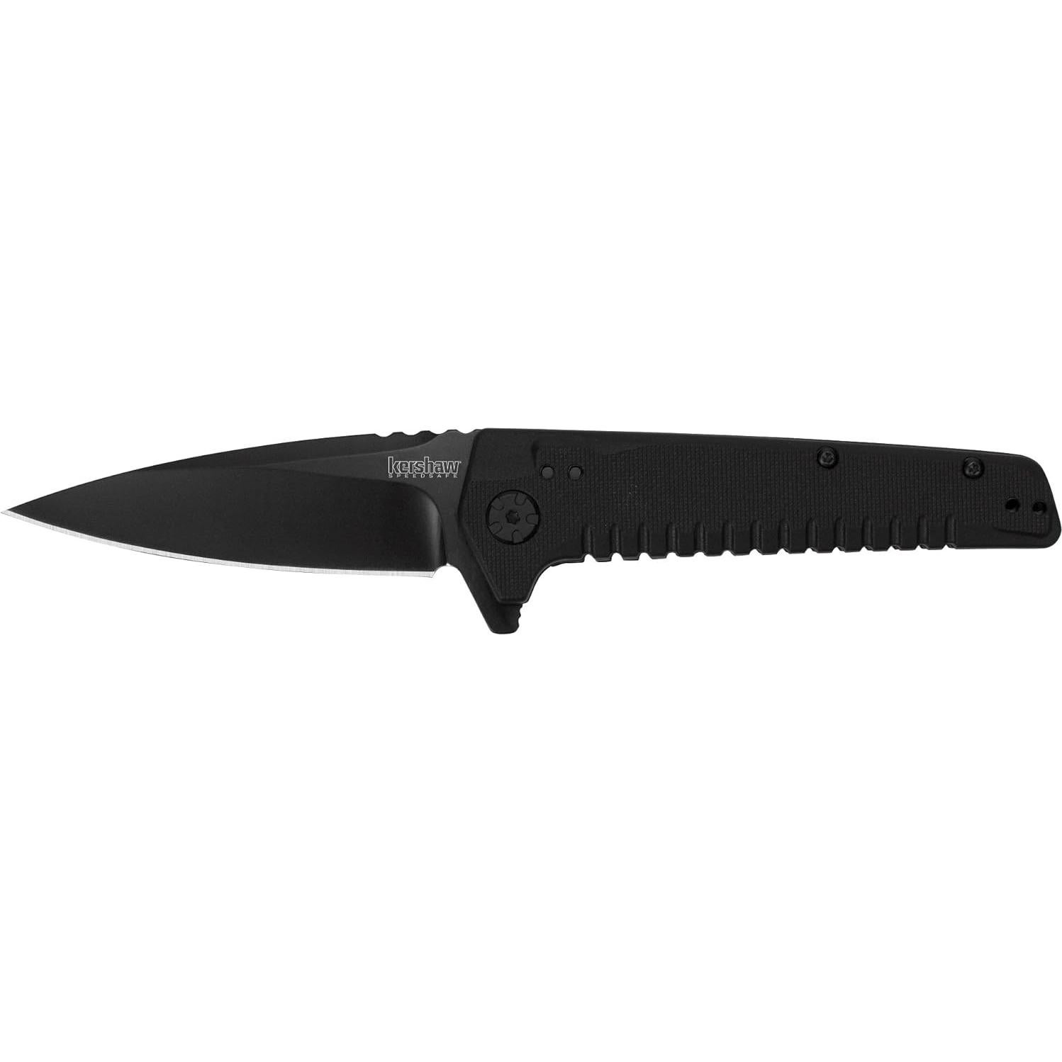 Cuchillo de bolsillo Kershaw Fatback 8Cr13MoV 3.5" negro EDC
