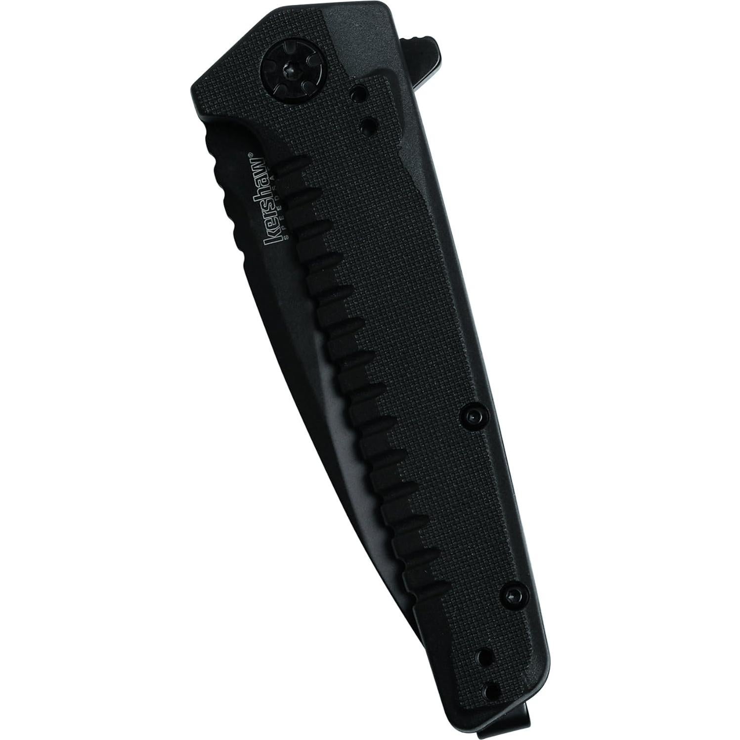 Cuchillo de bolsillo Kershaw Fatback 8Cr13MoV 3.5" negro EDC