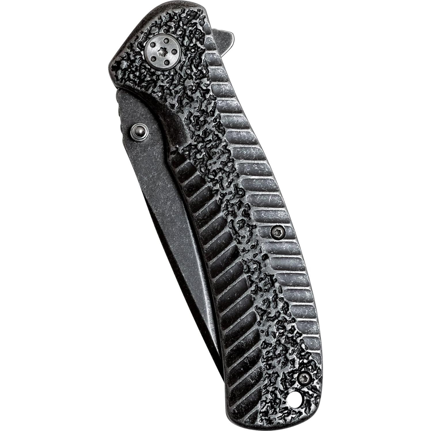 Cuchillo de bolsillo Kershaw Starter 1301BW, hoja 8.6 cm, BlackWash