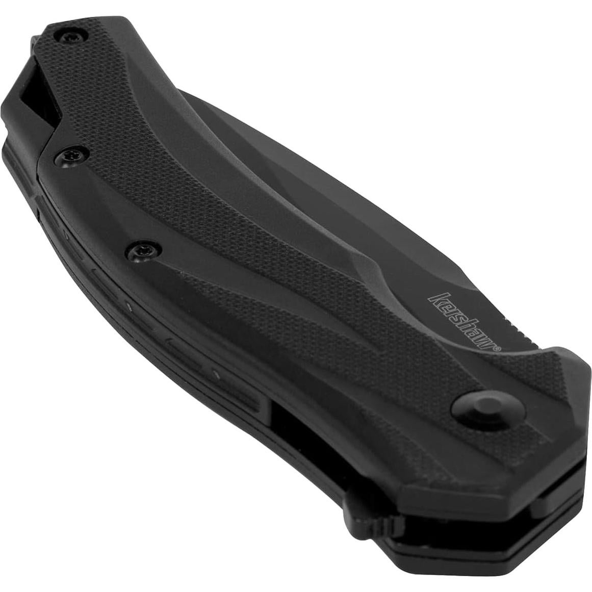 Cuchillo de bolsillo Kershaw Lateral negro 10.9 cm hoja serrada