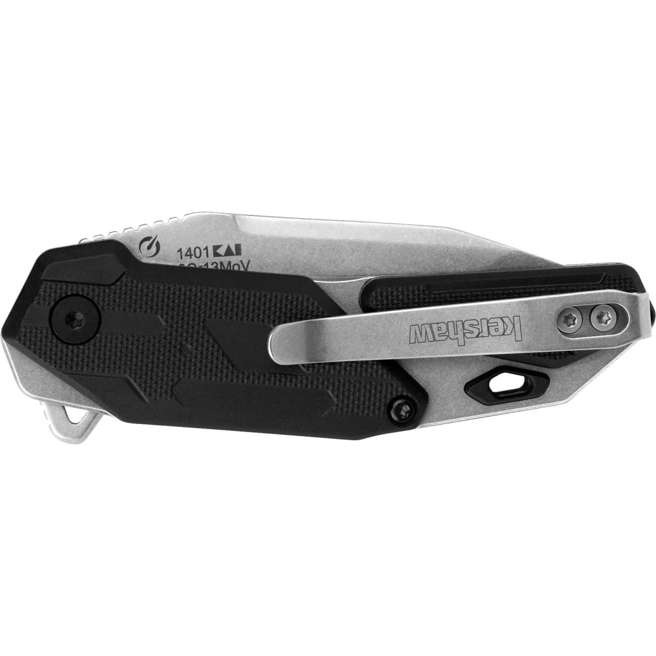 Cuchillo de bolsillo Kershaw Jetpack, 7 cm hoja, negro