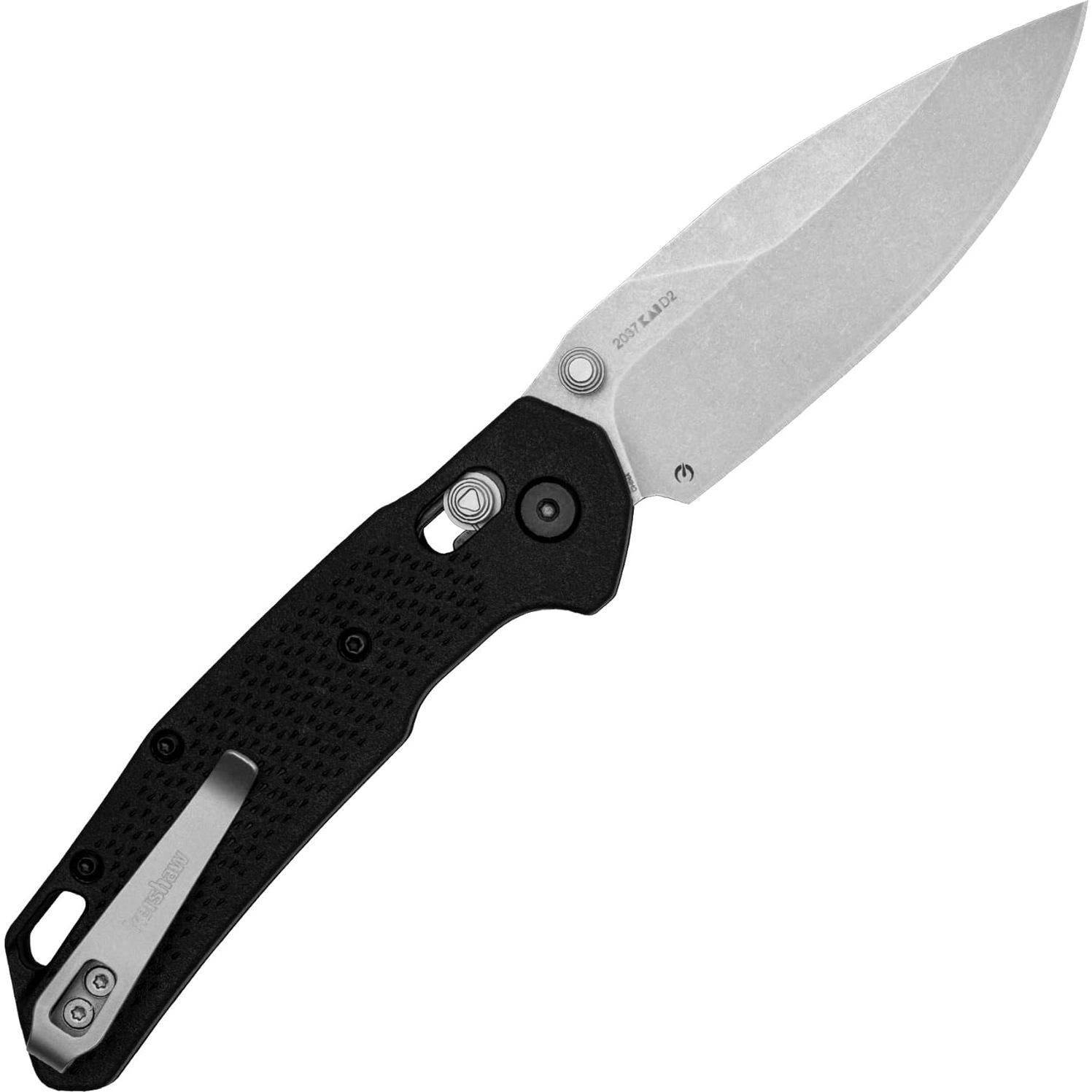 Cuchillo de bolsillo Kershaw Heist, acero D2 8.3 cm, negro