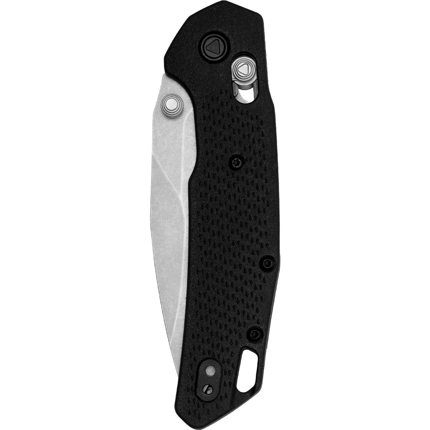 Cuchillo de bolsillo Kershaw Heist, acero D2 8.3 cm, negro