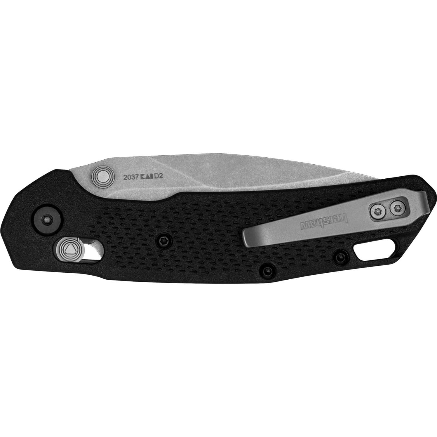 Cuchillo de bolsillo Kershaw Heist, acero D2 8.3 cm, negro