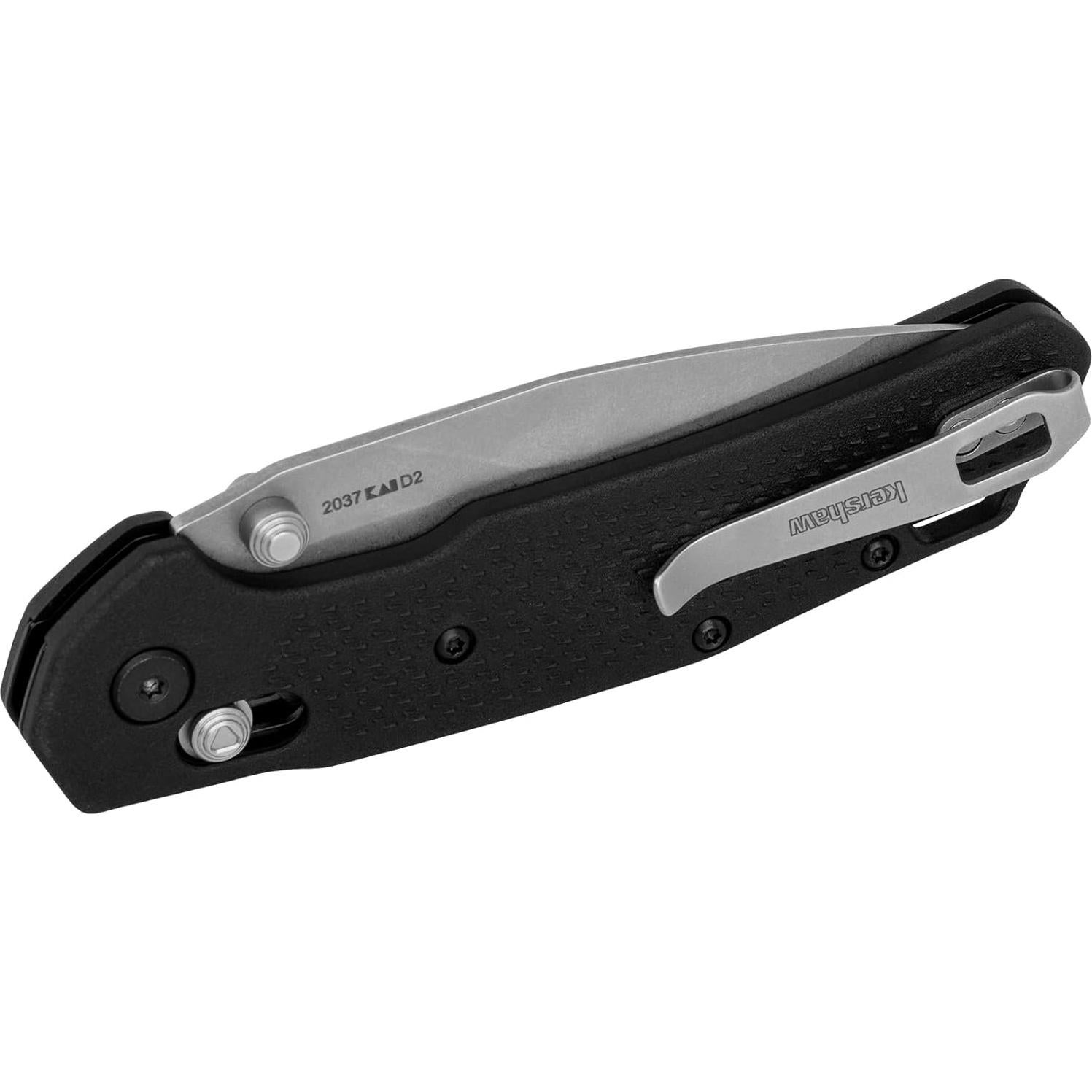 Cuchillo de bolsillo Kershaw Heist, acero D2 8.3 cm, negro