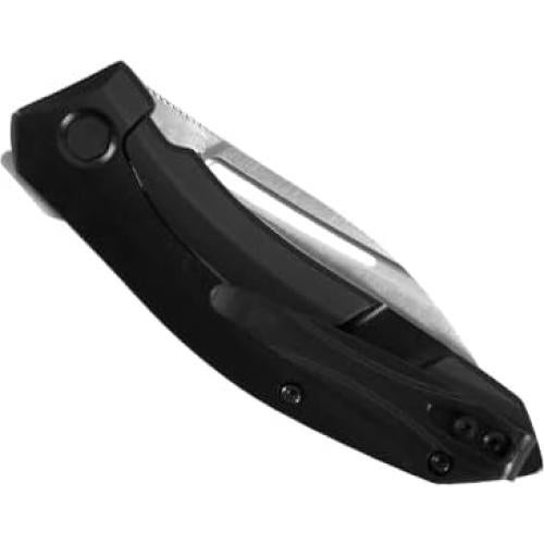 Cuchillo de bolsillo Kershaw Turismo D2 negro 7.4 cm
