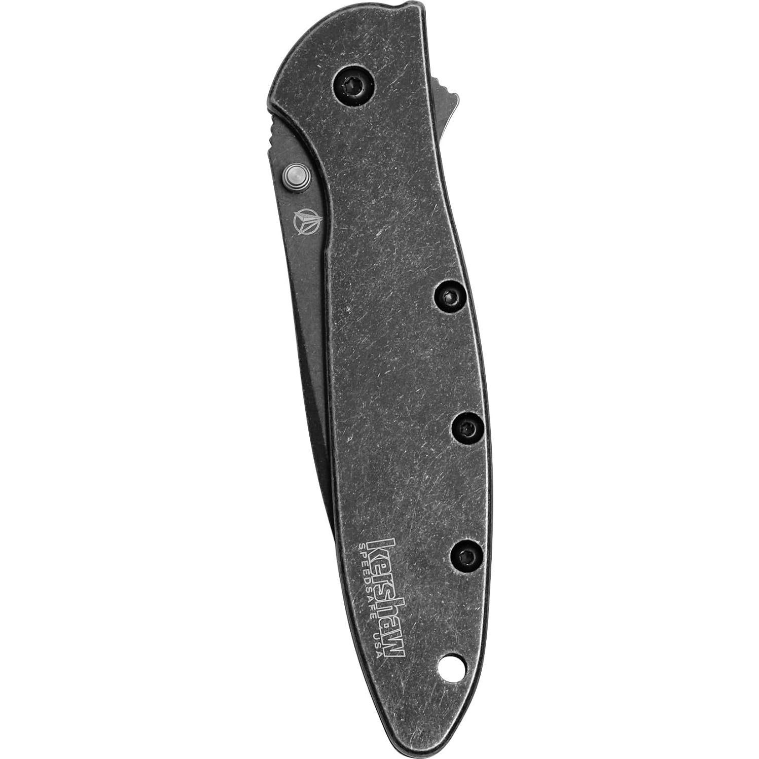 Cuchillo de bolsillo Kershaw Leek Blackwash 7.62 cm