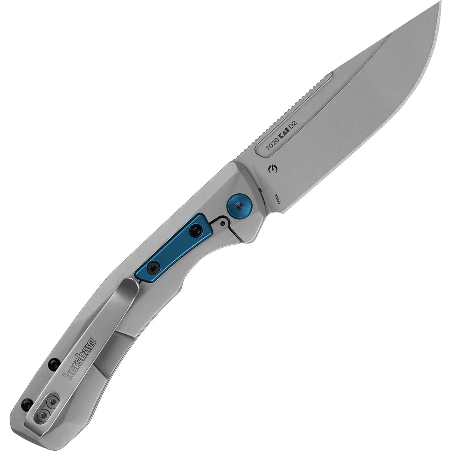 Cuchillo de bolsillo Kershaw Highball XL 8.4 cm acero D2 gris