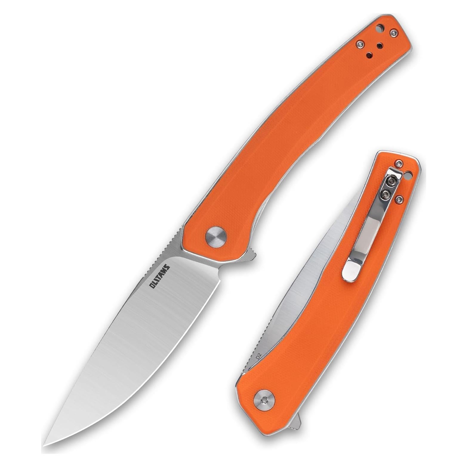 Cuchillo Plegable OLITANS G066 8.89 cm Hoja D2 Mango G10