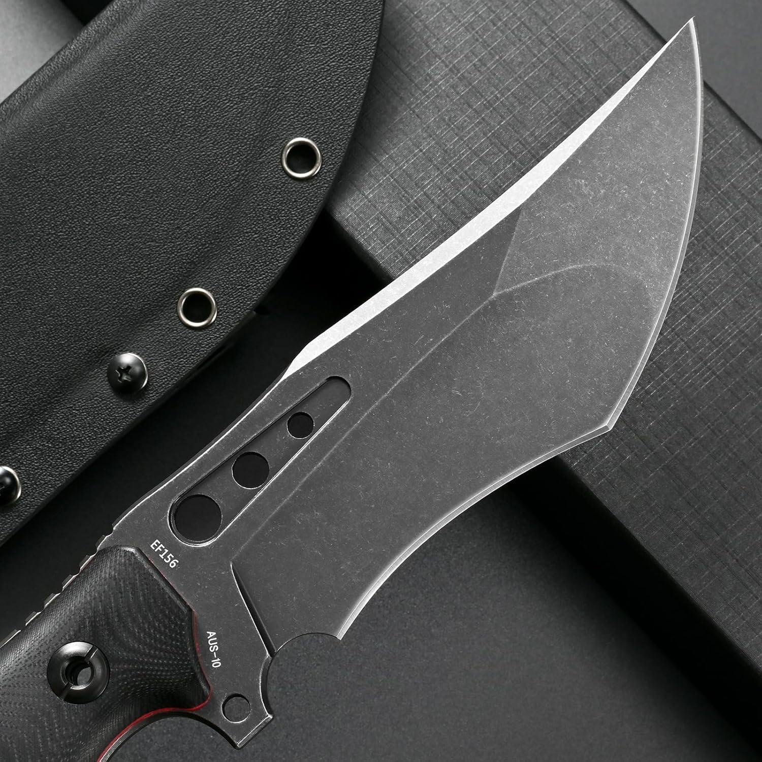 Cuchillo Fijo Eafengrow EF156 Acero AUS-10 Mango G10 15.3 cm