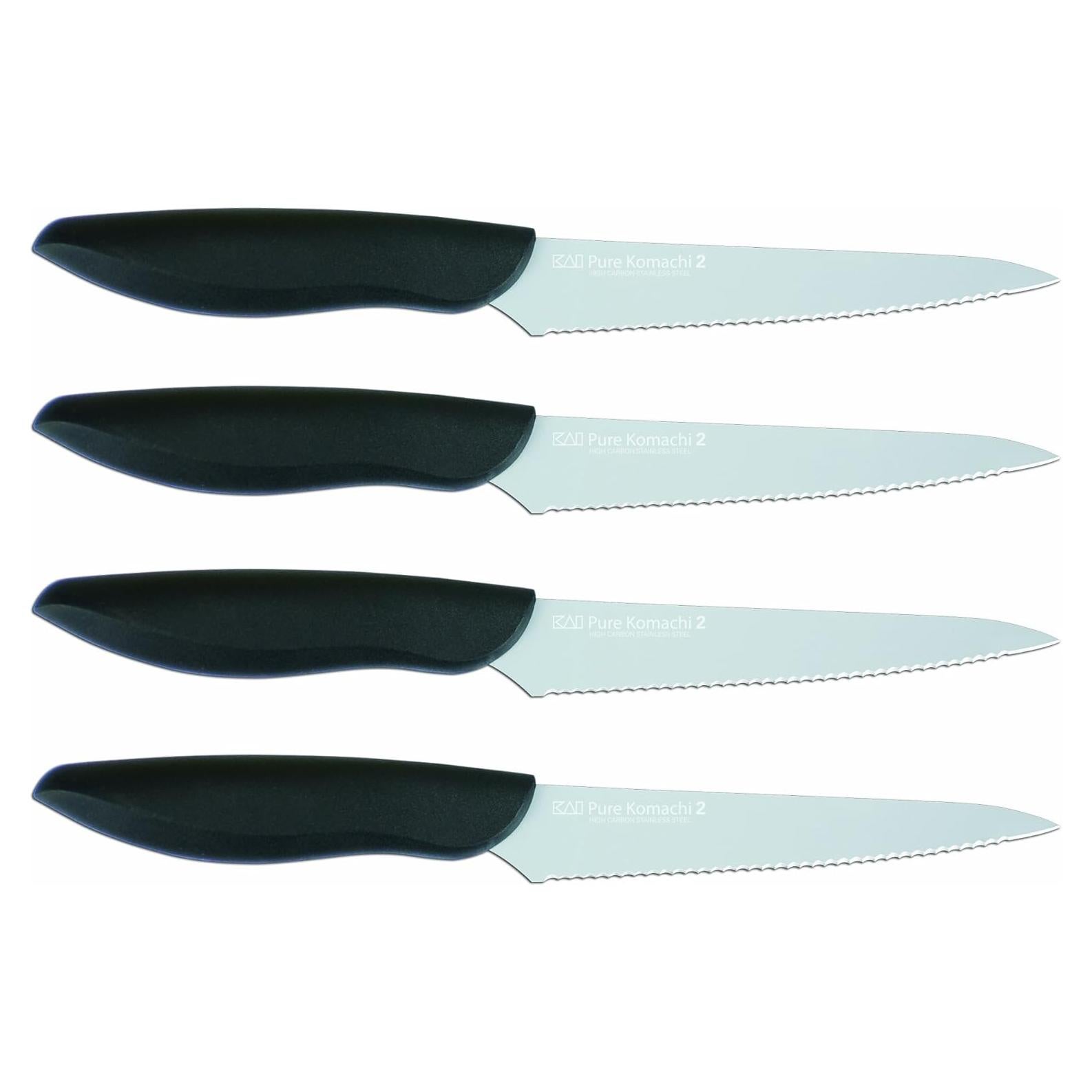 Juego de Cuchillos para Carne Kai Pure Komachi 2 - 4 Piezas 12.7 cm