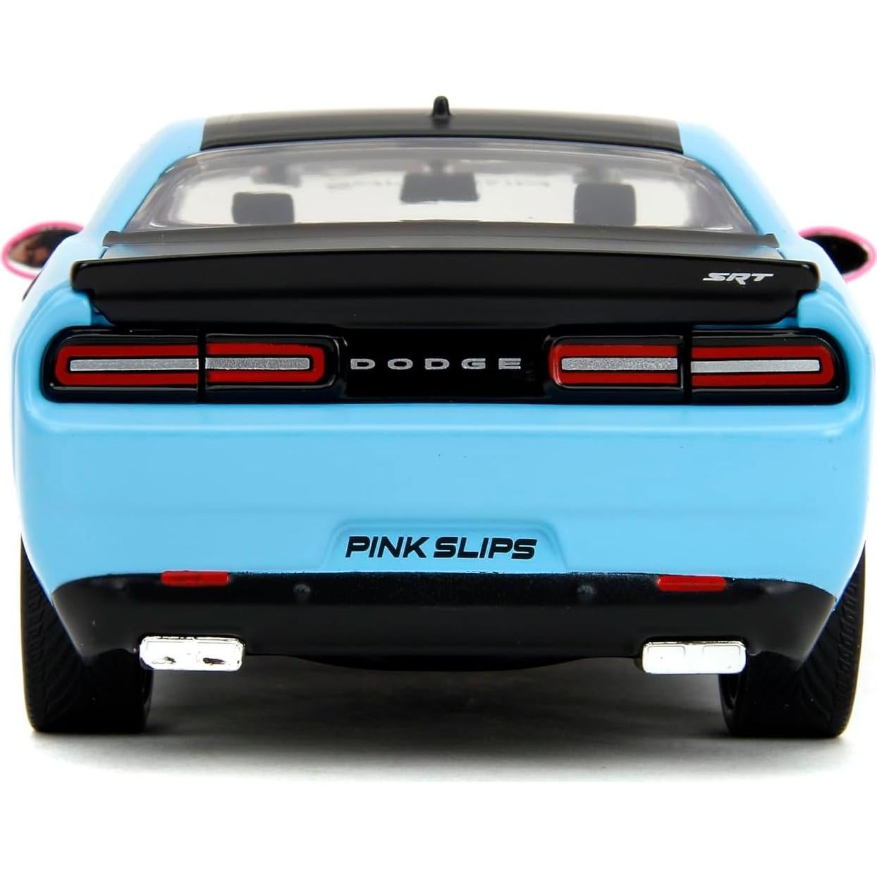 Coche Die-Cast Jada 2015 Dodge Challenger SRT 1:24 Rosa/Azul