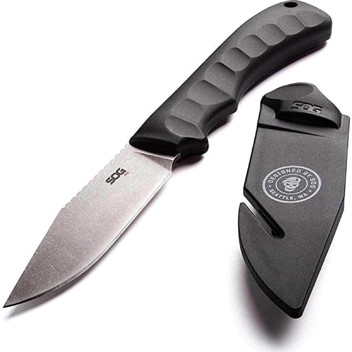 Cuchillo de Supervivencia SOG Ace con Funda Negra 21.8 cm