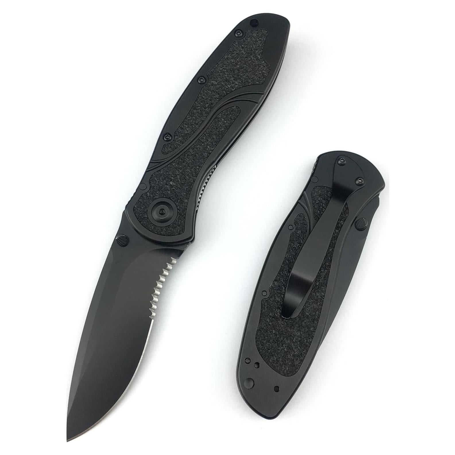 Cuchillo de bolsillo HUAAO Blur 198mm acero 8Cr13Mov aluminio