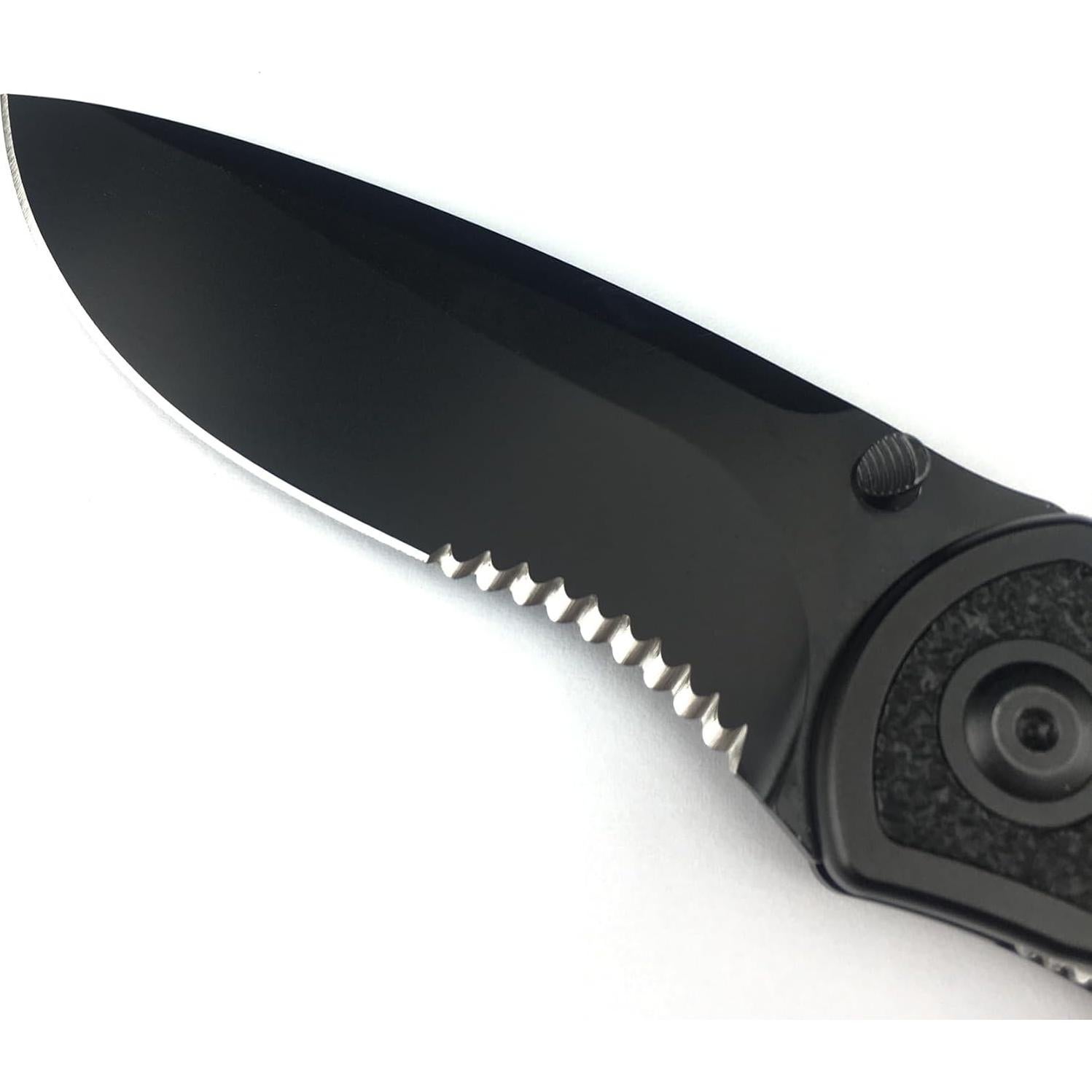 Cuchillo de bolsillo HUAAO Blur 198mm acero 8Cr13Mov aluminio