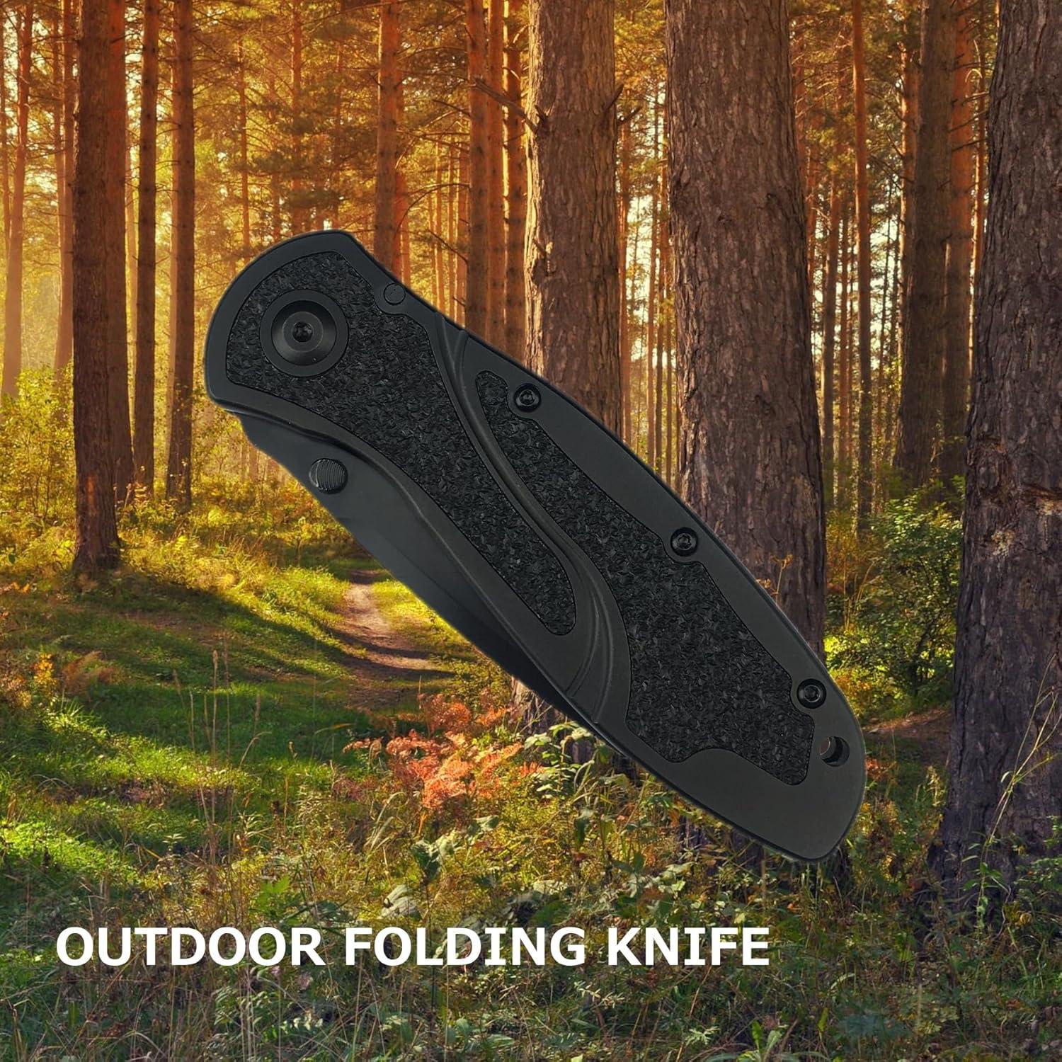 Cuchillo de bolsillo HUAAO Blur 198mm acero 8Cr13Mov aluminio