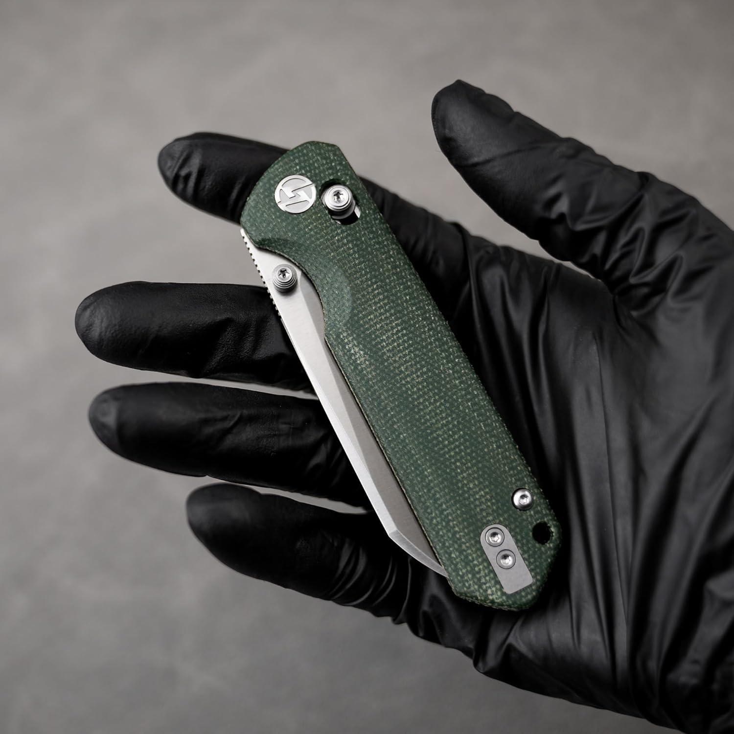 Cuchillo Plegable EDC OLITANS G062 Acero 14C28N 8.5cm