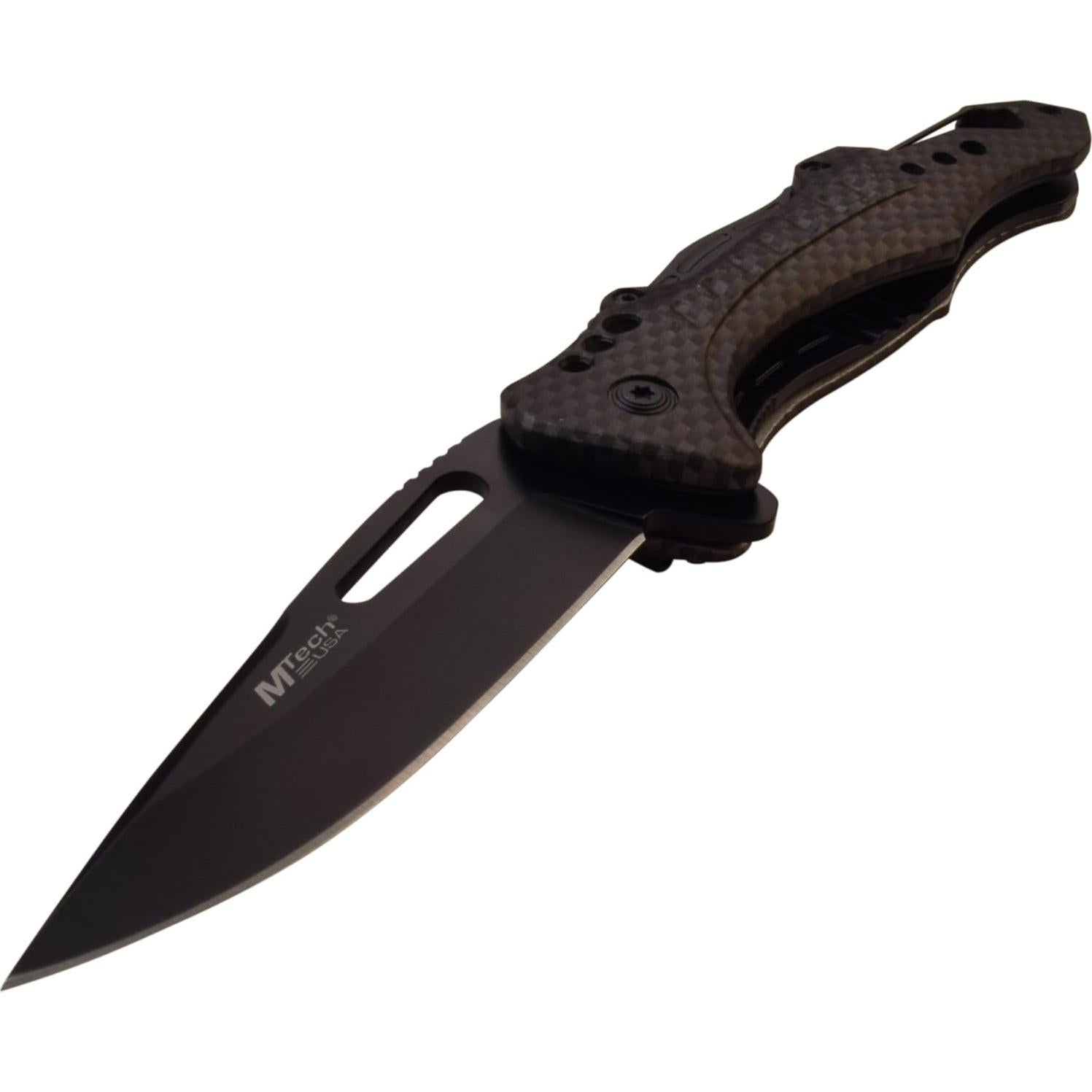 Cuchillo Plegable MTech USA MT-A705G2 Fibra de Carbono 20.96 cm