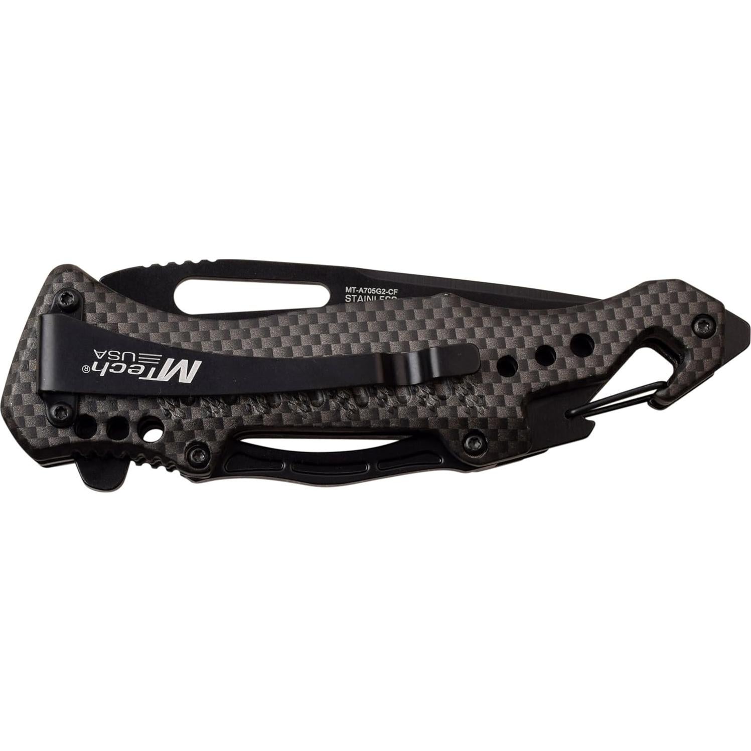 Cuchillo Plegable MTech USA MT-A705G2 Fibra de Carbono 20.96 cm