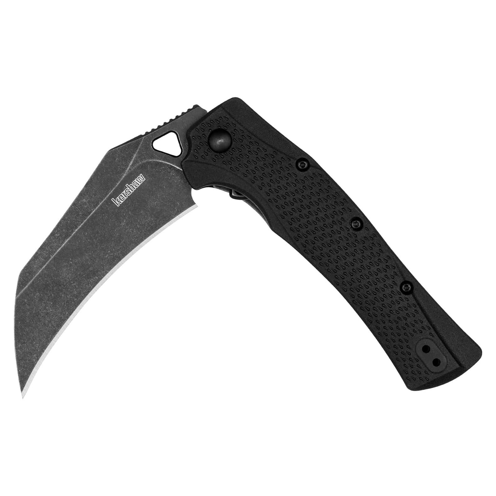 Cuchillo de bolsillo Kershaw Dawnstar 8.9 cm Hawkbill negro EDC