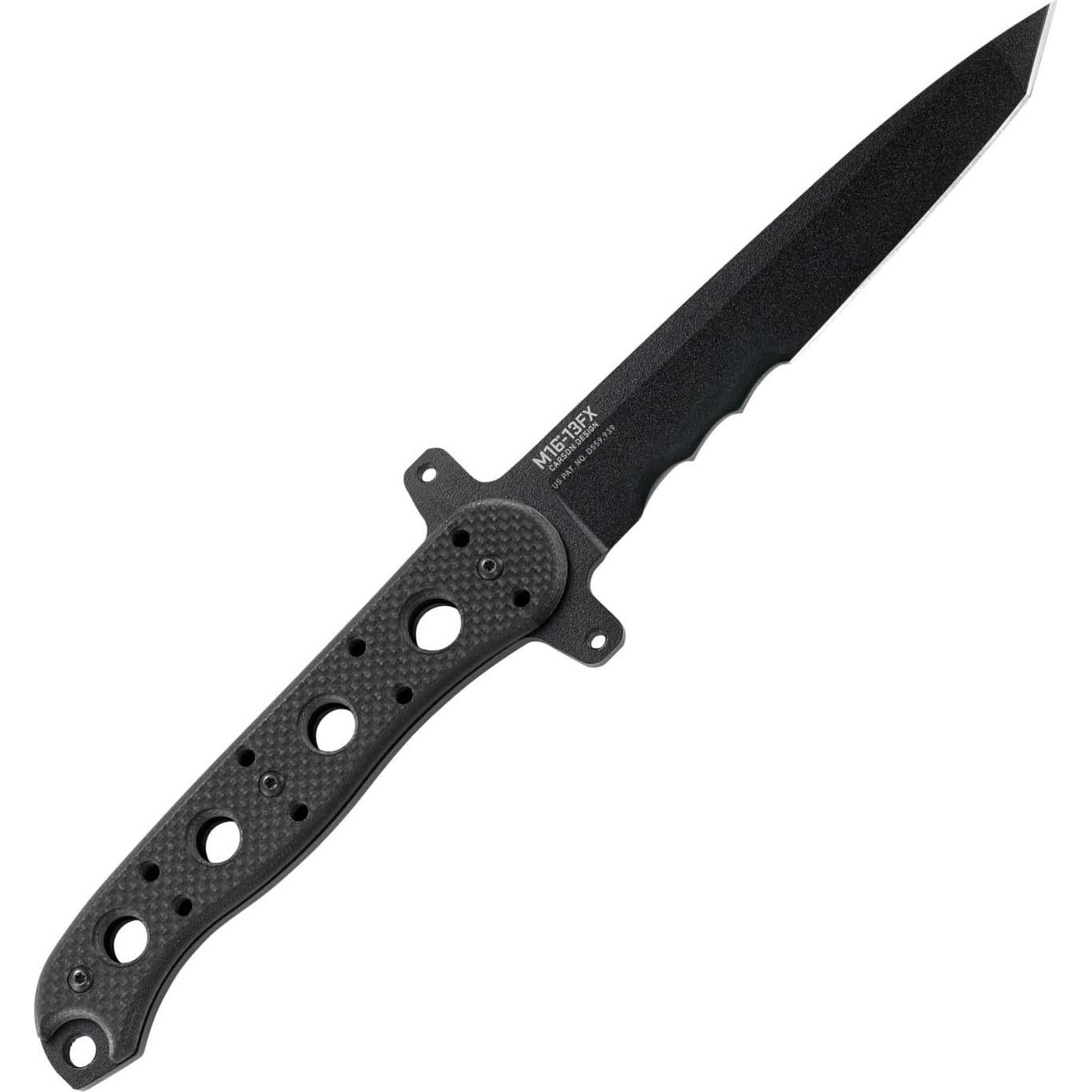 Cuchillo Fijo CRKT M16-13FX con Serraciones Veff y Funda