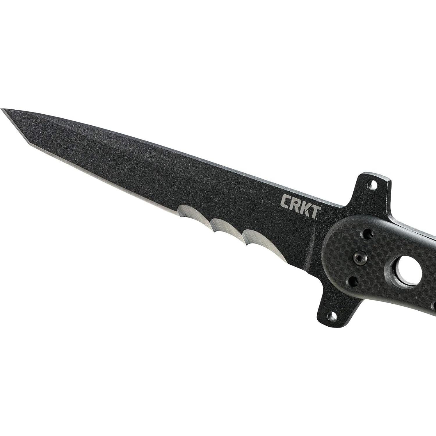 Cuchillo Fijo CRKT M16-13FX con Serraciones Veff y Funda