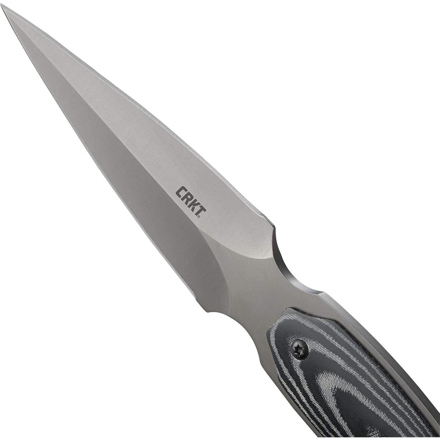 Cuchillo de Hoja Fija CRKT Shrill 121 mm Doble Filo TiN