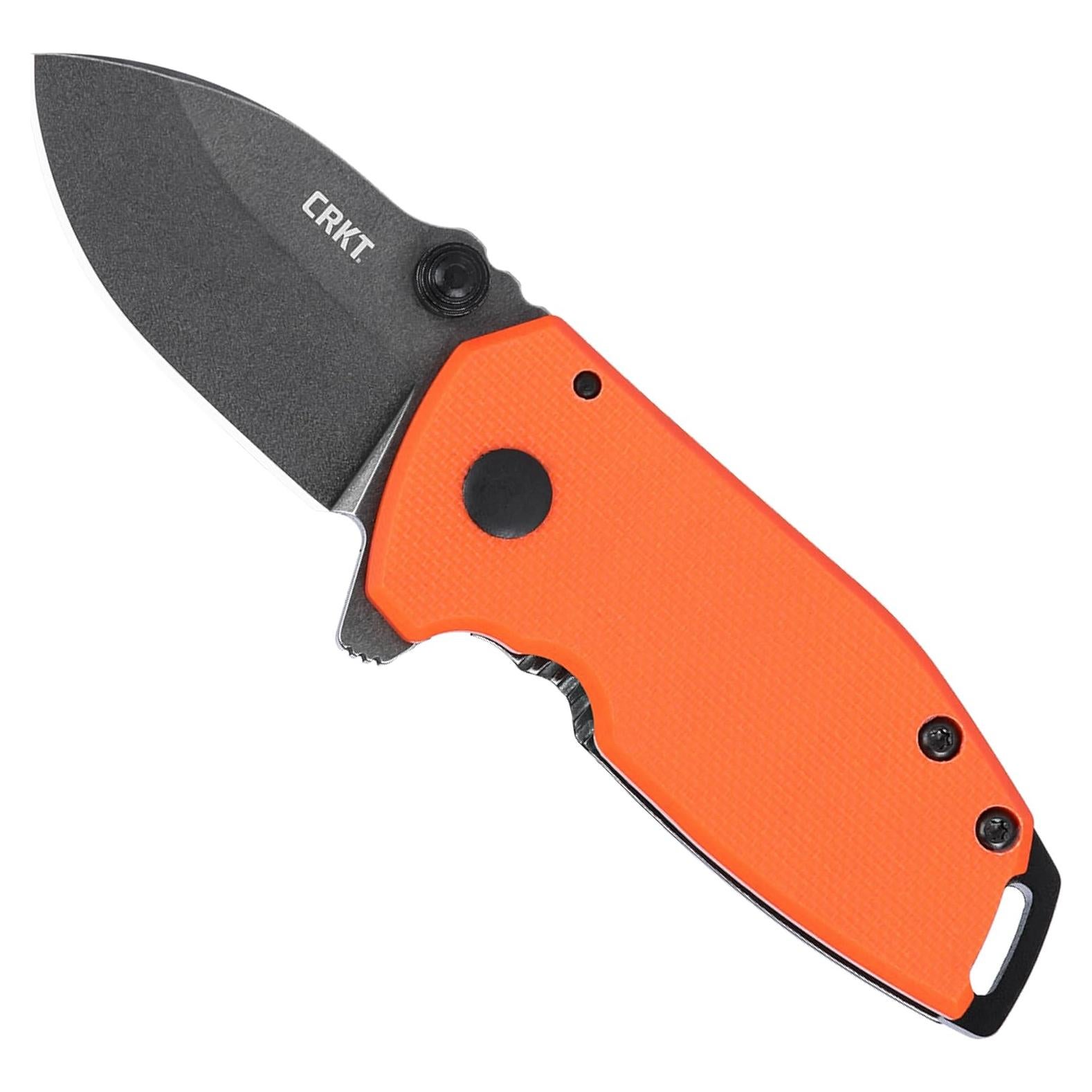 Cuchillo Plegable CRKT Squid Naranja D2 62g Asistido