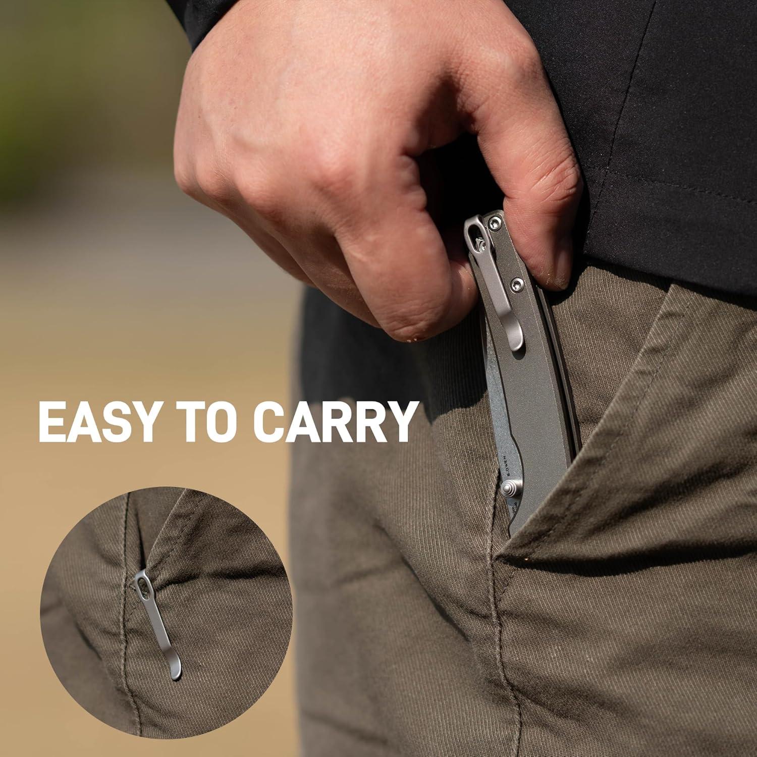 Cuchillo de Bolsillo CJRB Kain 7.49 cm Acero AR-RPM9 Aluminio