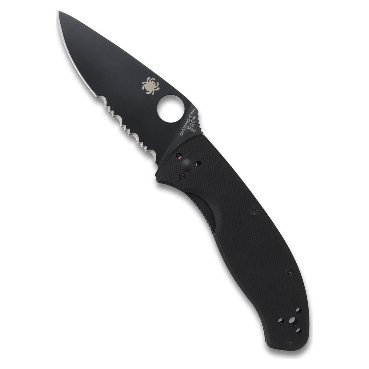 Cuchillo Plegable Spyderco Tenacious 8Cr13MoV 8.61 cm Negro