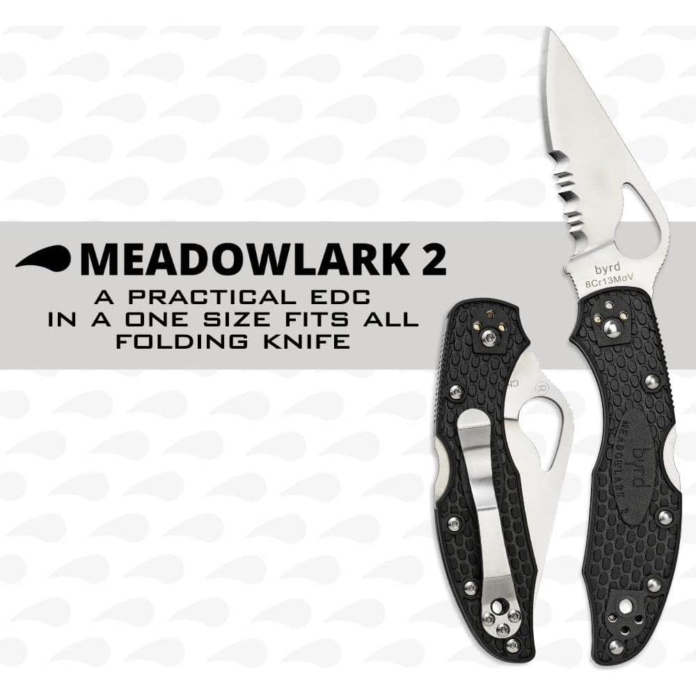 Cuchillo Ligero Spyderco Byrd Robin 2 Acero Inoxidable 6.1 cm