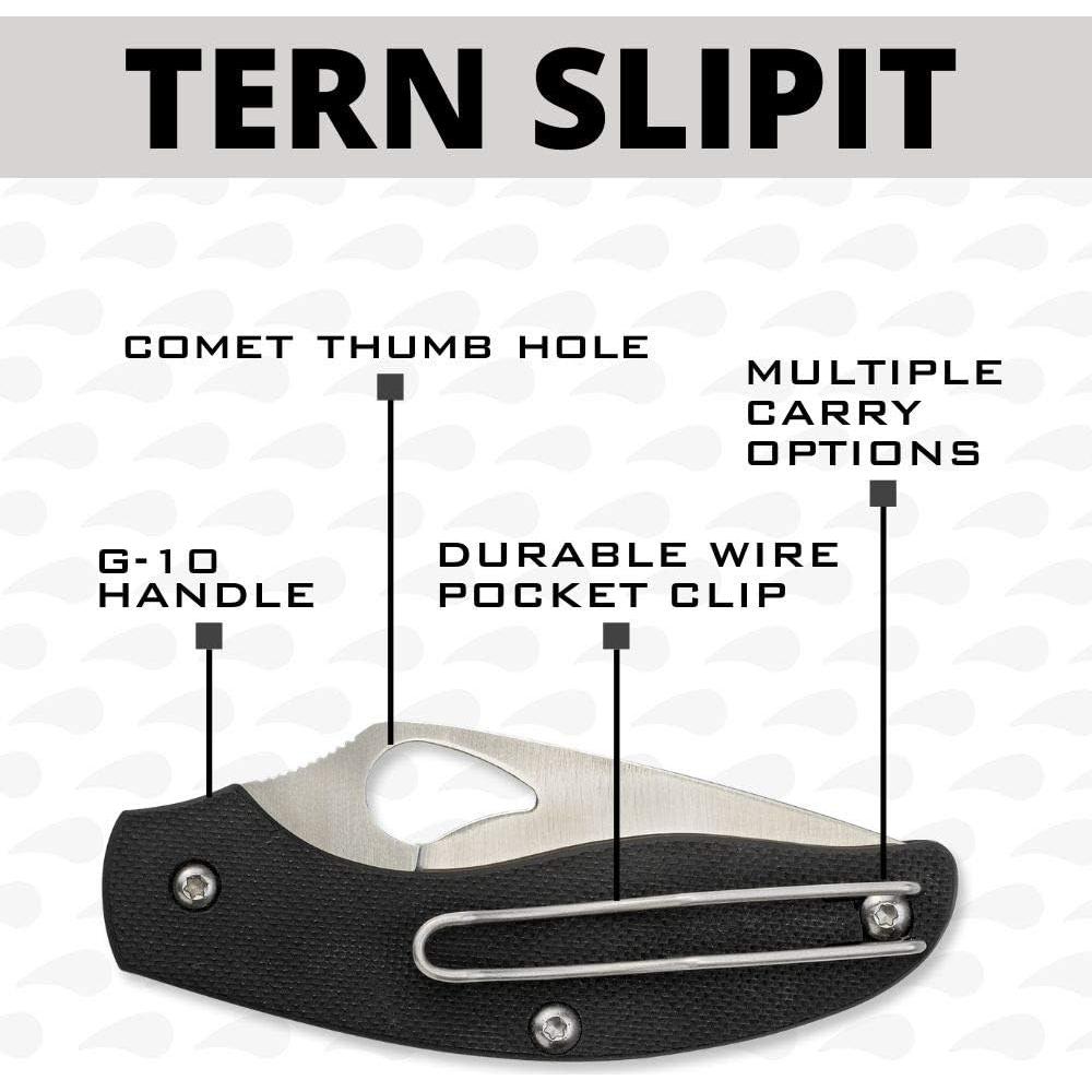 Cuchillo Plegable Spyderco Byrd Tern G-10 Negro 7.1 cm