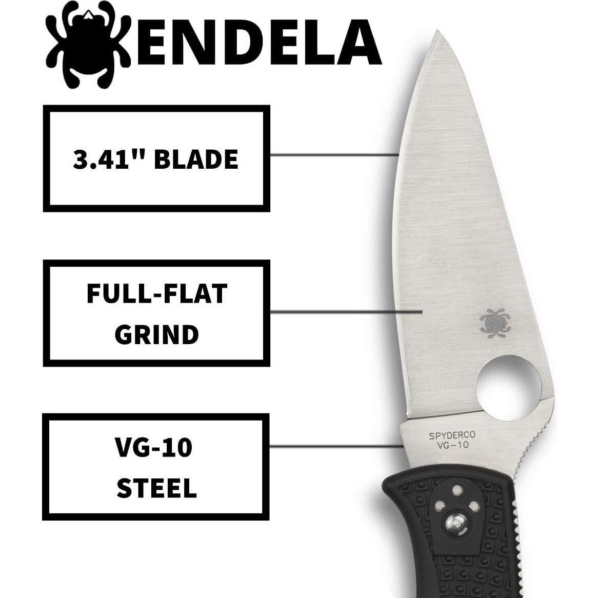 Cuchillo Plegable Spyderco Endela 8.89 cm Acero VG-10