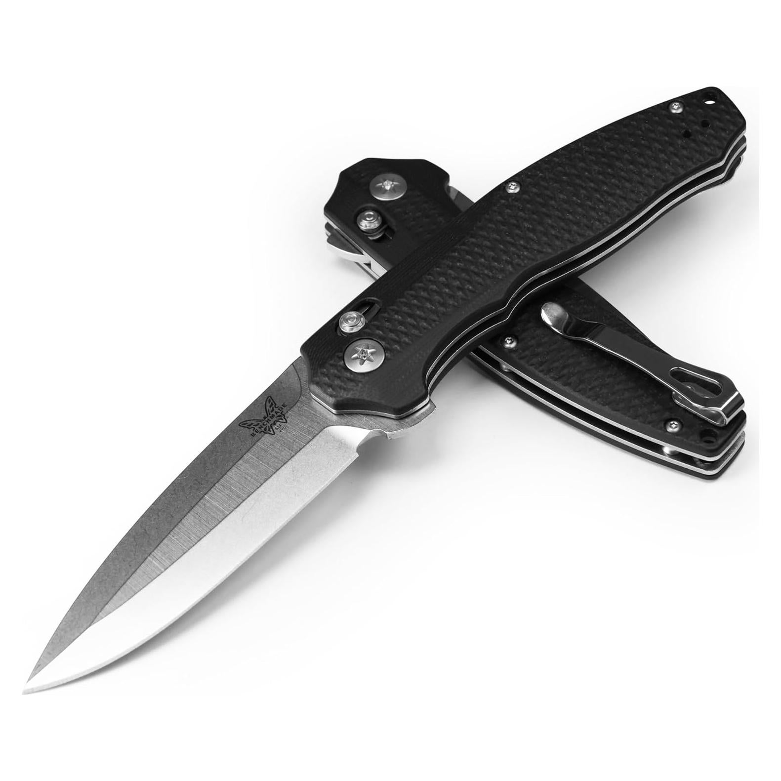Cuchillo EDC Benchmade Vector 495 con Mango G10 Negro