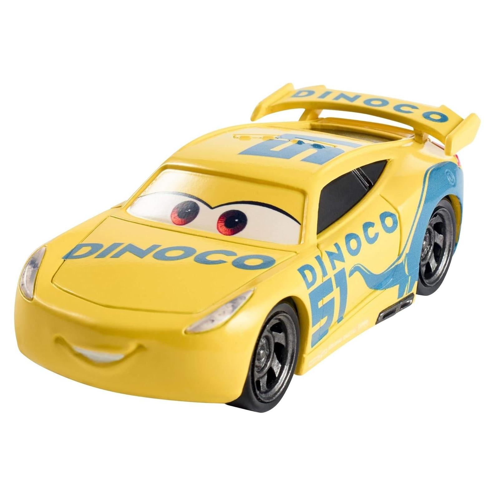 Vehículo a Escala 1:55 Disney Pixar Cars Dinoco Cruz Ramirez