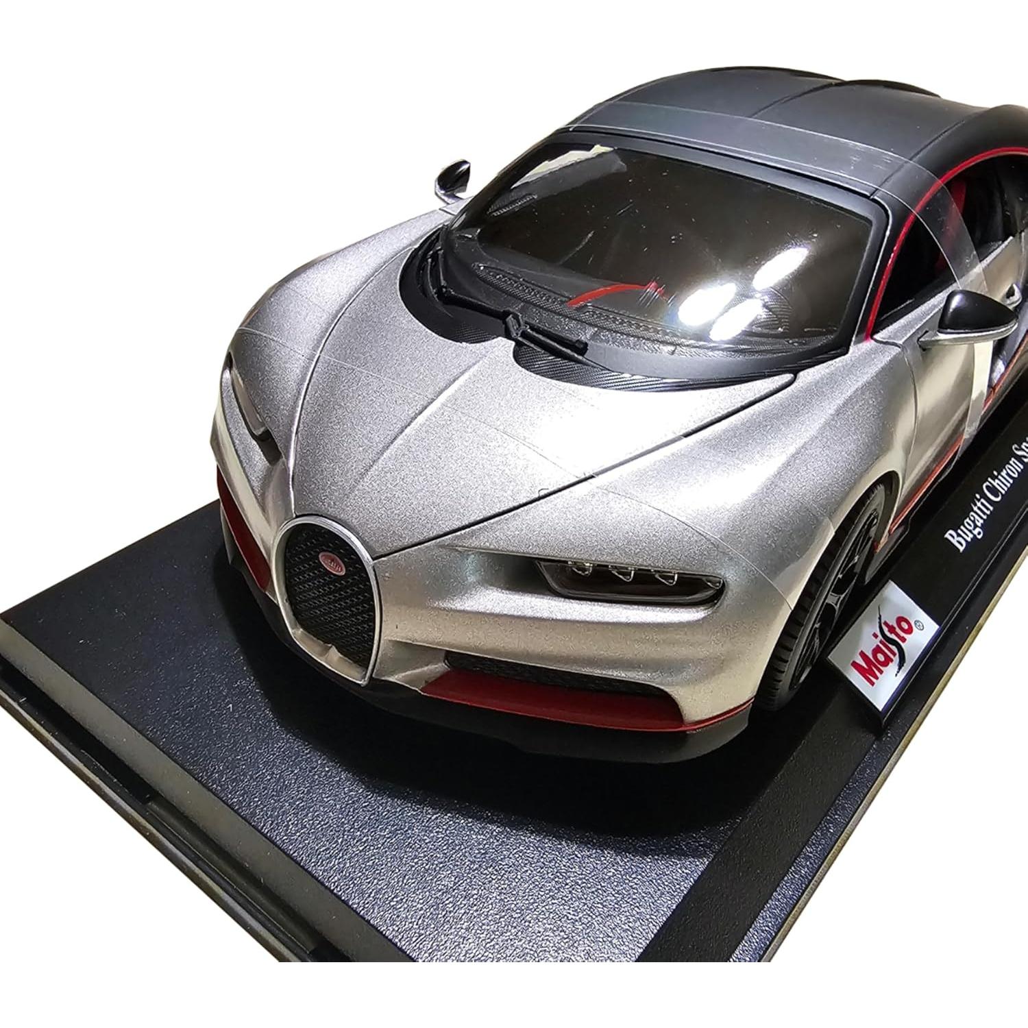 Maisto Bugatti Chiron Sport Black 1:18 Scale Special Edition diecast car Collection