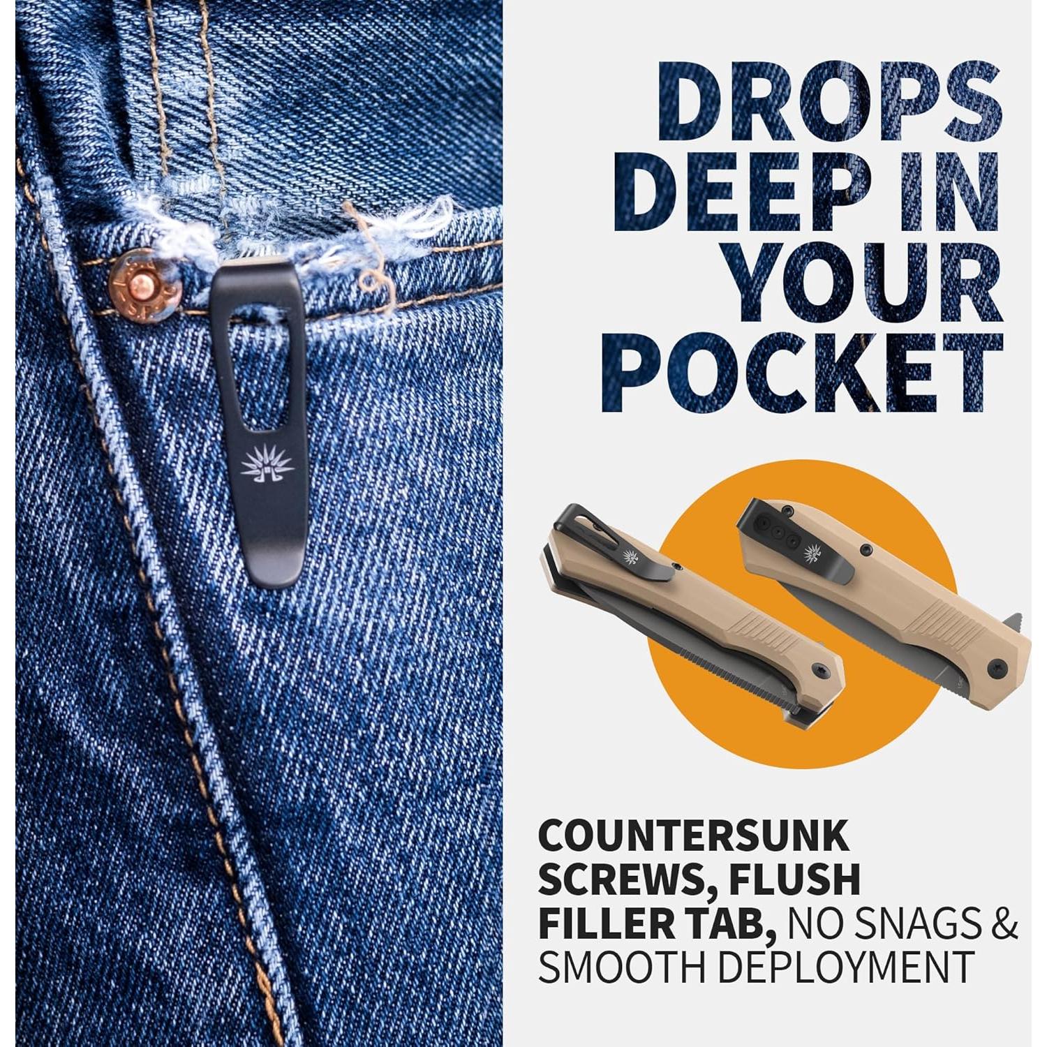 Cuchillo Plegable Off-Grid Stinger EDC 7.62 cm Acero 154CM