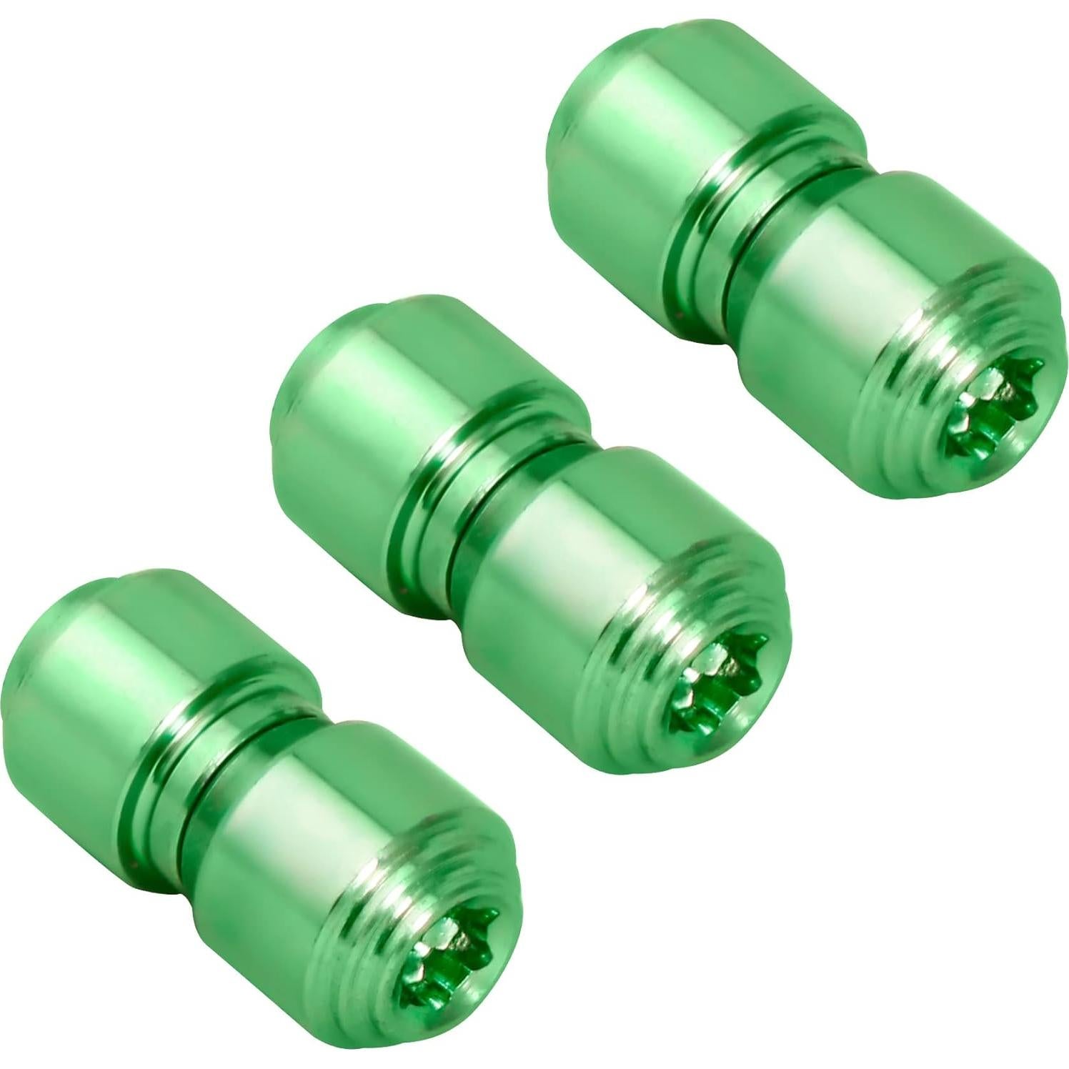 3 Puntas Personalizadas Titanio Anodizado Verde A.I.FORCE para Cuchillos Benchmade Bugout 535