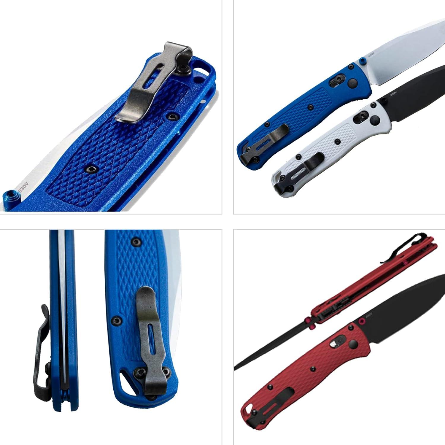 Clips de Bolsillo A.I.FORCE para Benchmade 535 - 2 Piezas Titanio