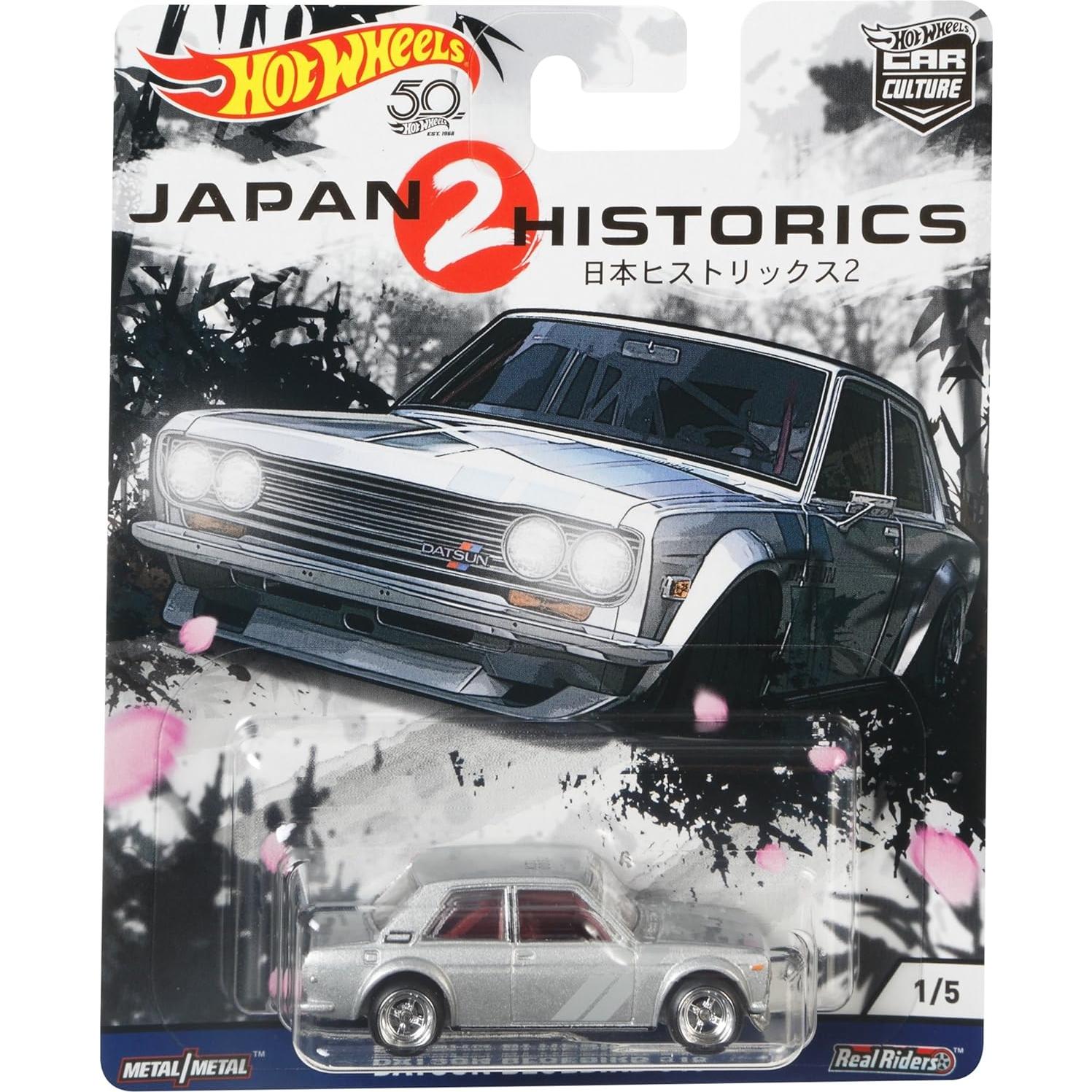 Auto a Escala 1:64 Datsun Blue Bird 510 Hot Wheels