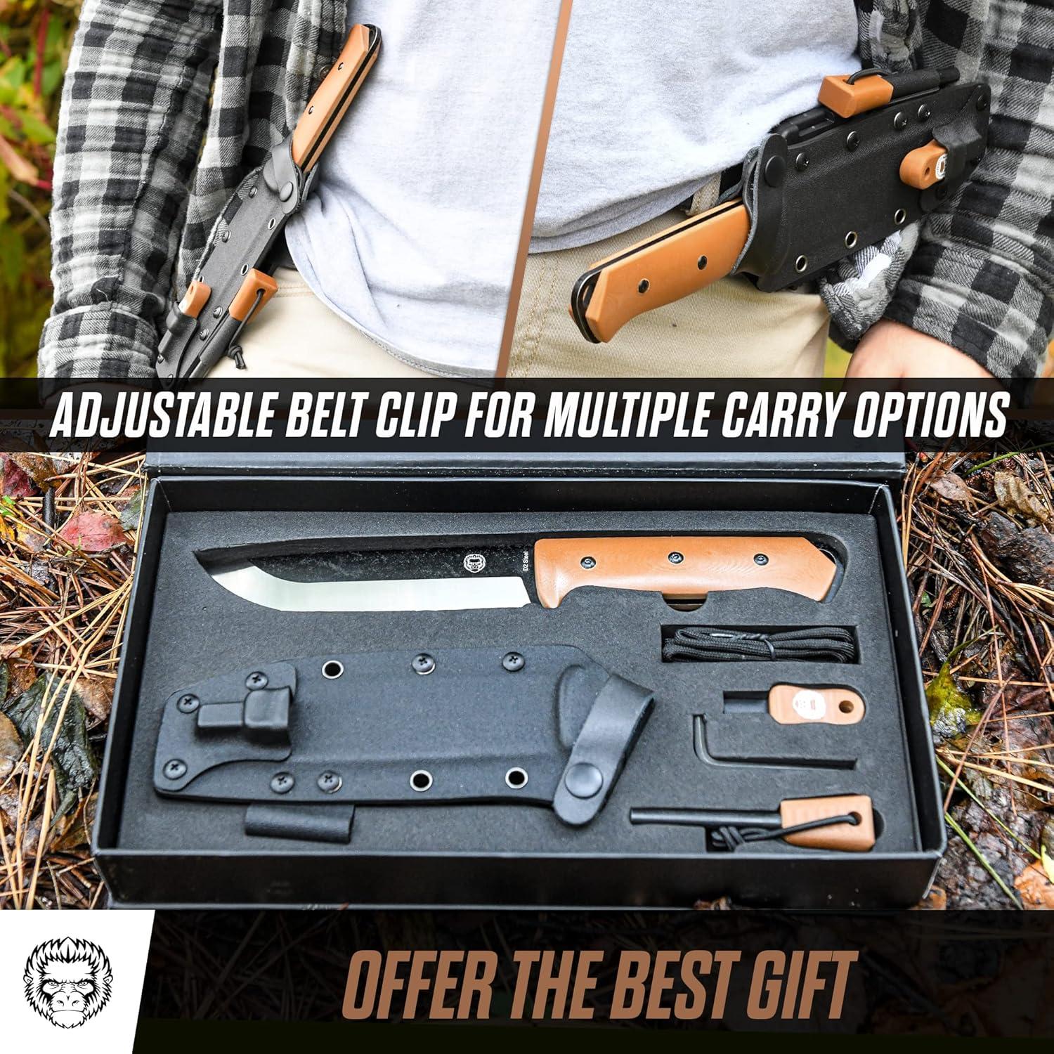 Cuchillo de Supervivencia Holtzman's Gorilla Bushwhacker 28.5cm