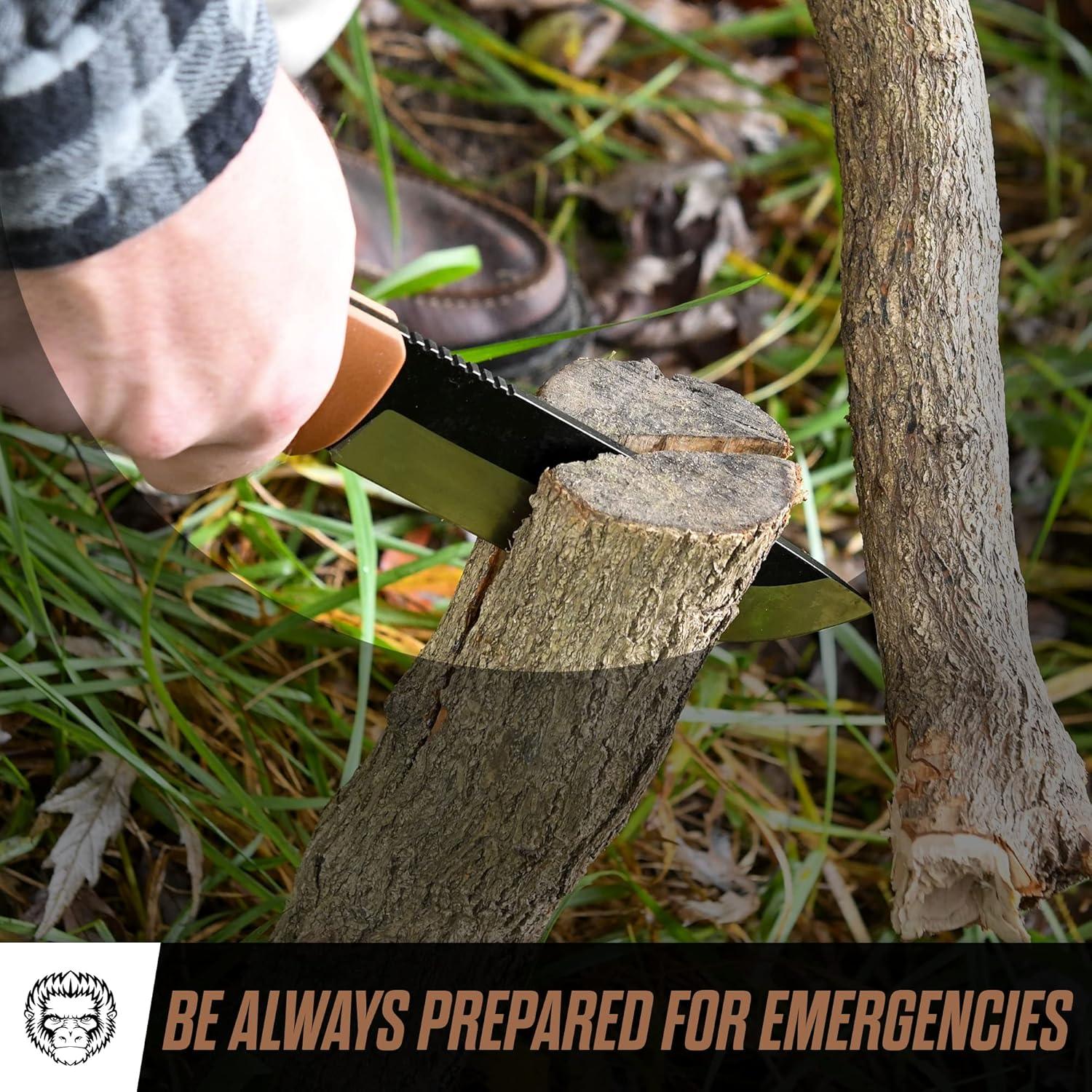 Cuchillo de Supervivencia Holtzman's Gorilla Bushwhacker 28.5cm