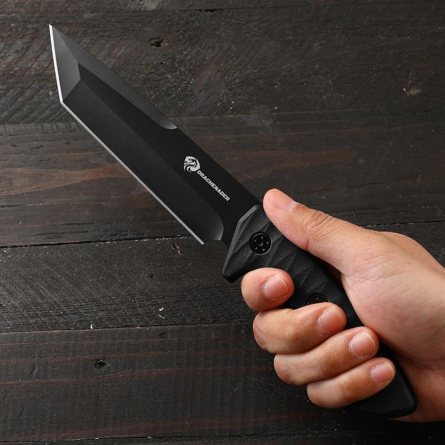 Cuchillo Táctico DRACHENADER XR-B01-FT 14cm Hoja Tanto