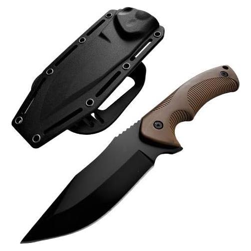 Cuchillo Táctico KCCEDGE 9" Hoja Fija Acero Inoxidable
